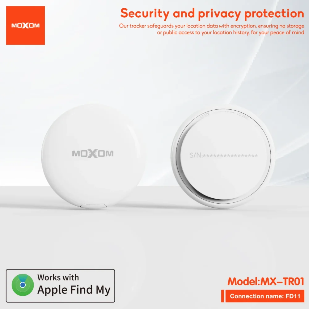 Traceur Bluetooth Moxom MX-TR01 Porte-Clés Compatible Apple Find My, Compact et Portable — image 3