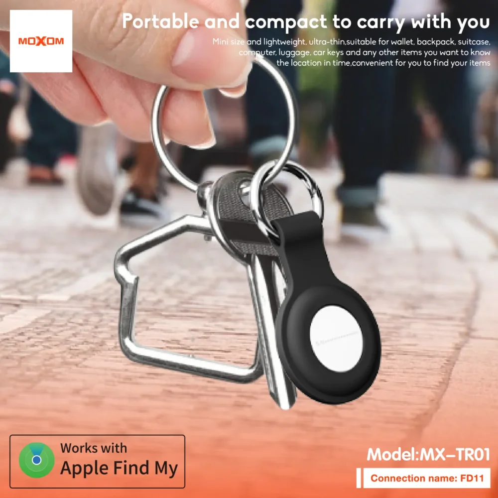 Traceur Bluetooth Moxom MX-TR01 Porte-Clés Compatible Apple Find My, Compact et Portable — image 5