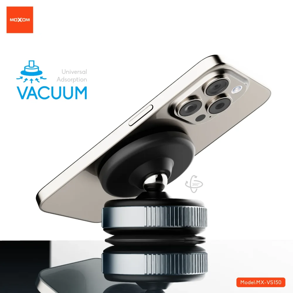 Support Téléphone à Ventouse Moxom MX-VS150 Rotation 360°, Fixation Ultra Stable et Universelle — image 4