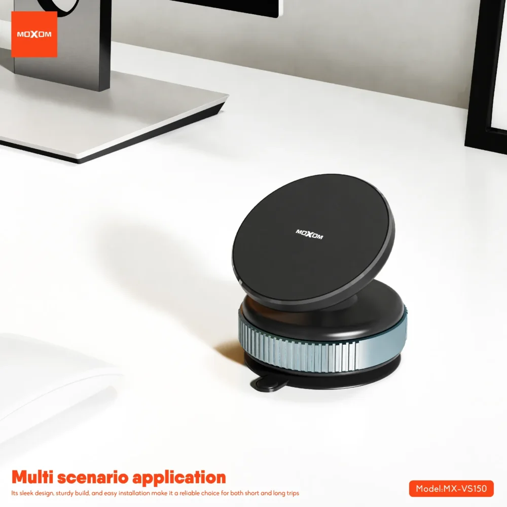 Support Téléphone à Ventouse Moxom MX-VS150 Rotation 360°, Fixation Ultra Stable et Universelle — image 5