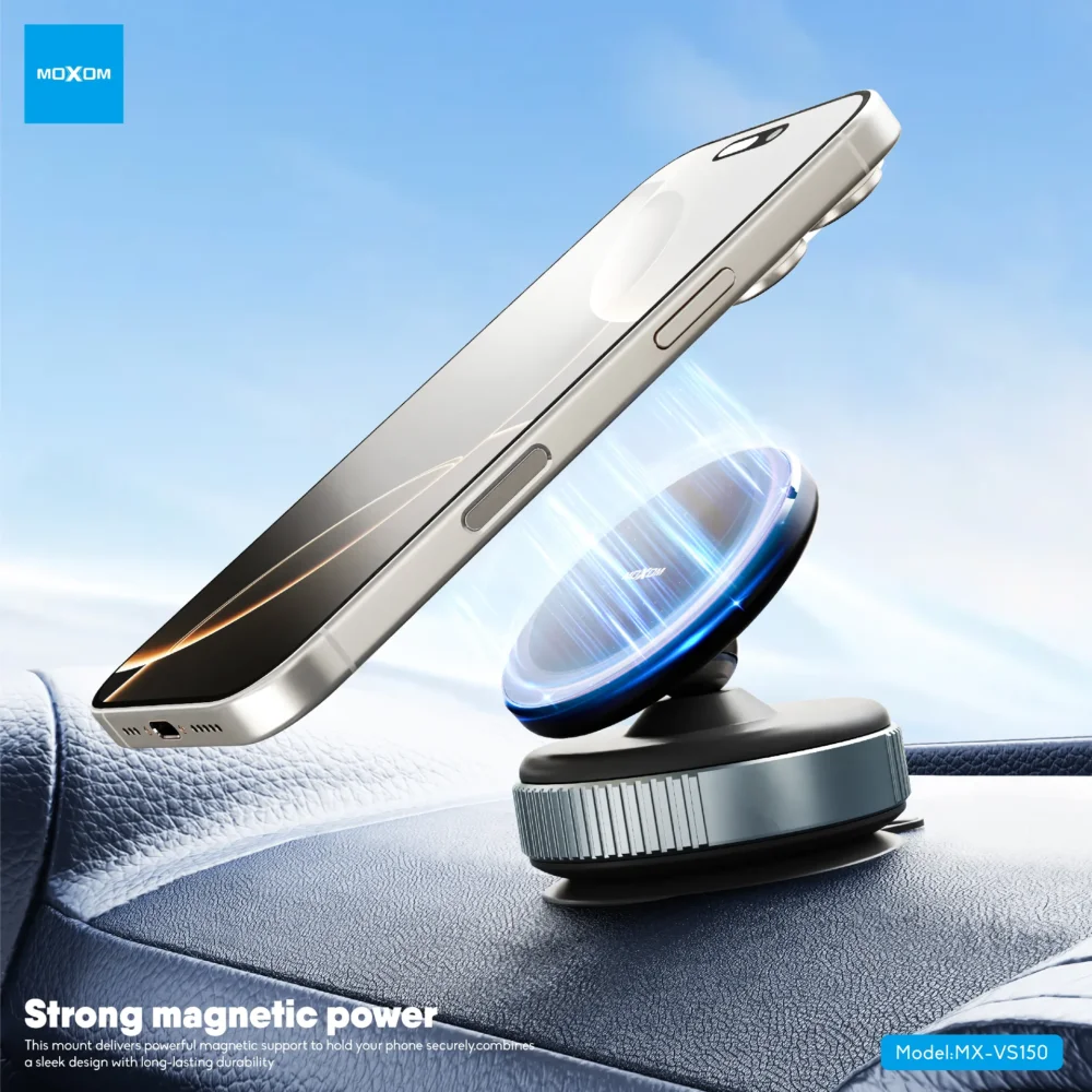 Support Téléphone à Ventouse Moxom MX-VS150 Rotation 360°, Fixation Ultra Stable et Universelle — image 7