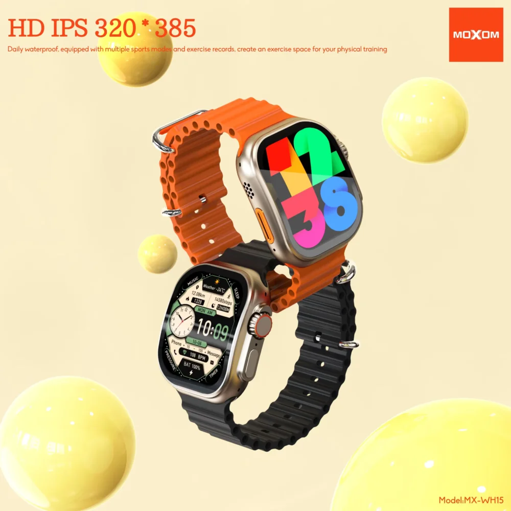 Montre Connectée Moxom MX-WH15 avec Appels Bluetooth – Écran IPS HD 50mm, Suivi Santé & Fitness — image 5