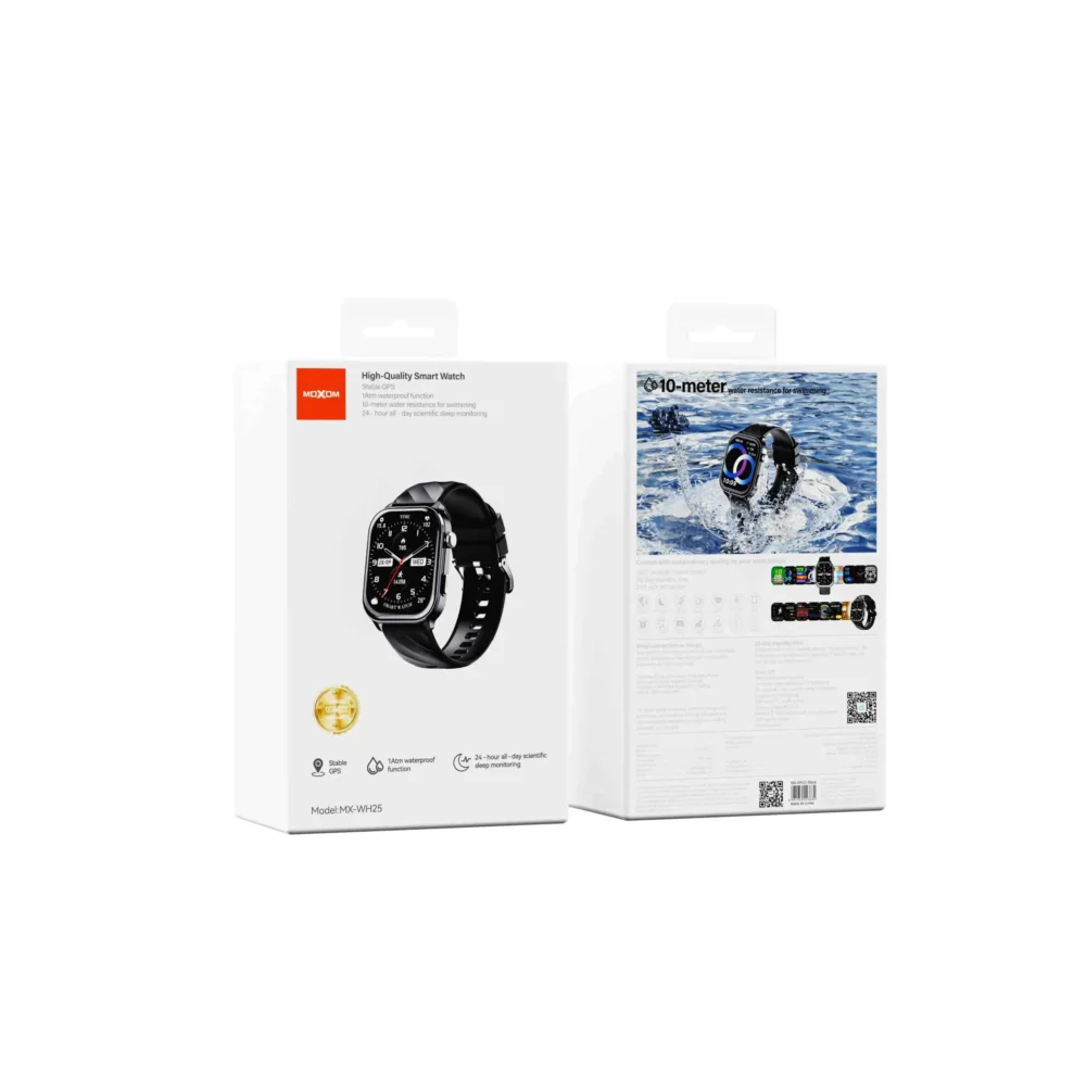 Montre Connectée Moxom MX-WH25 GPS  Étanche 1ATM, Écran TFT 2.01”, Suivi Santé & Batterie Longue Durée — image 3