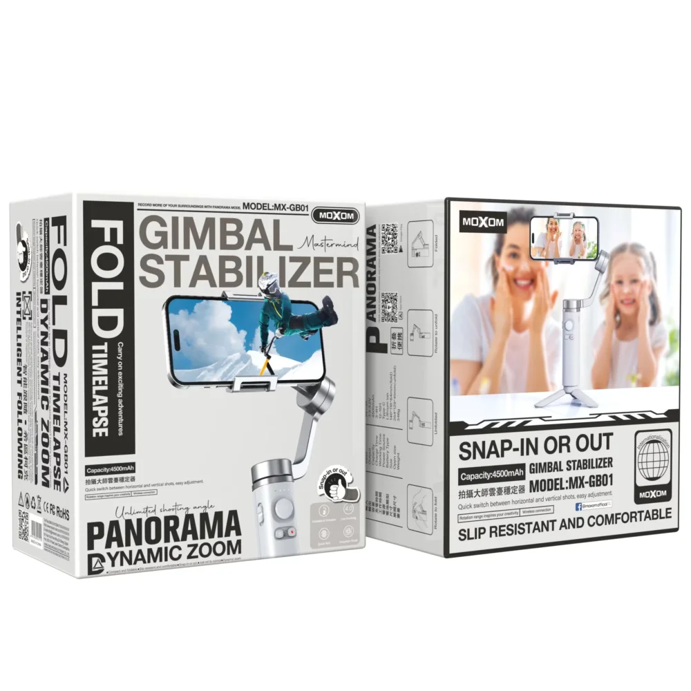 Stabilisateur Gimbal Pliable Moxom MX-GB01 — image 2