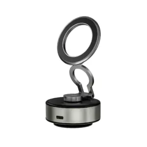 Support de Téléphone de Voiture Moxom MX-VS149 Électrique Magnétique à Ventouse – Rotation 360° Type-C