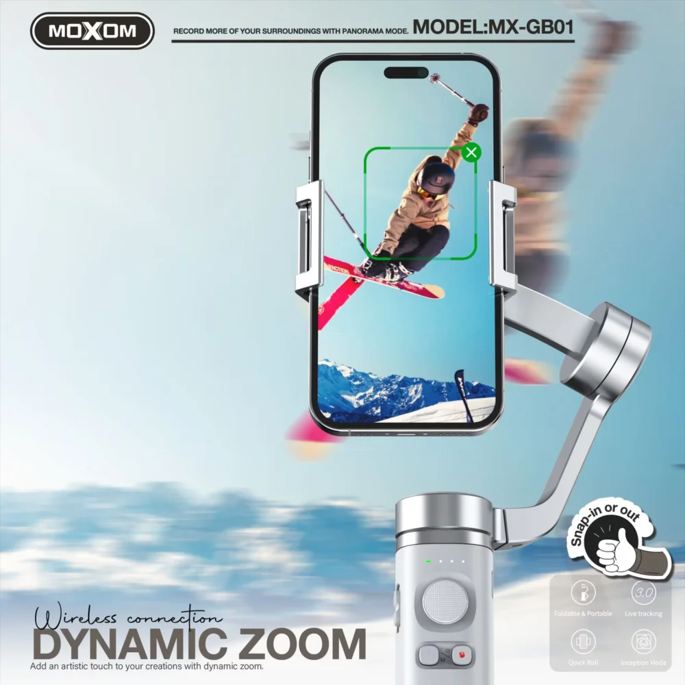 Stabilisateur Gimbal Pliable Moxom MX-GB01 — image 8