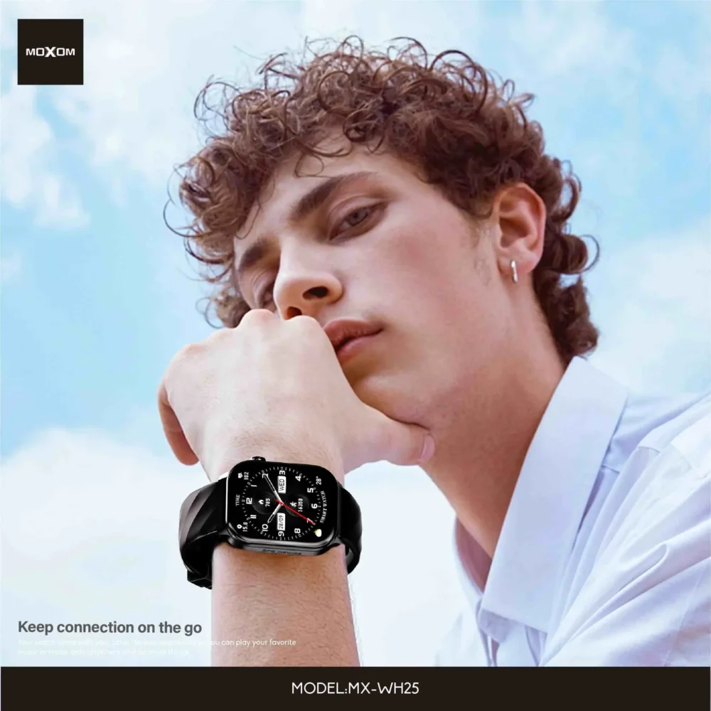 Montre Connectée Moxom MX-WH25 GPS  Étanche 1ATM, Écran TFT 2.01”, Suivi Santé & Batterie Longue Durée — image 5
