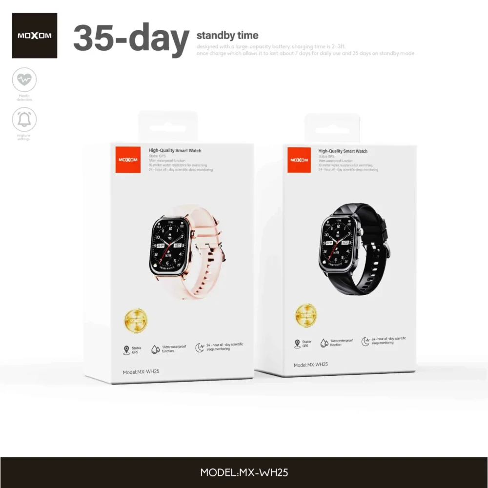 Montre Connectée Moxom MX-WH25 GPS  Étanche 1ATM, Écran TFT 2.01”, Suivi Santé & Batterie Longue Durée — image 10