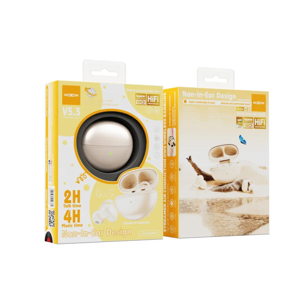 Écouteurs Sans Fil MOXOM MX-TW76 Open-Ear Bluetooth 5.4 – Design Tour d’Oreille, Son Hi-Fi et Confort Longue Durée — image 11