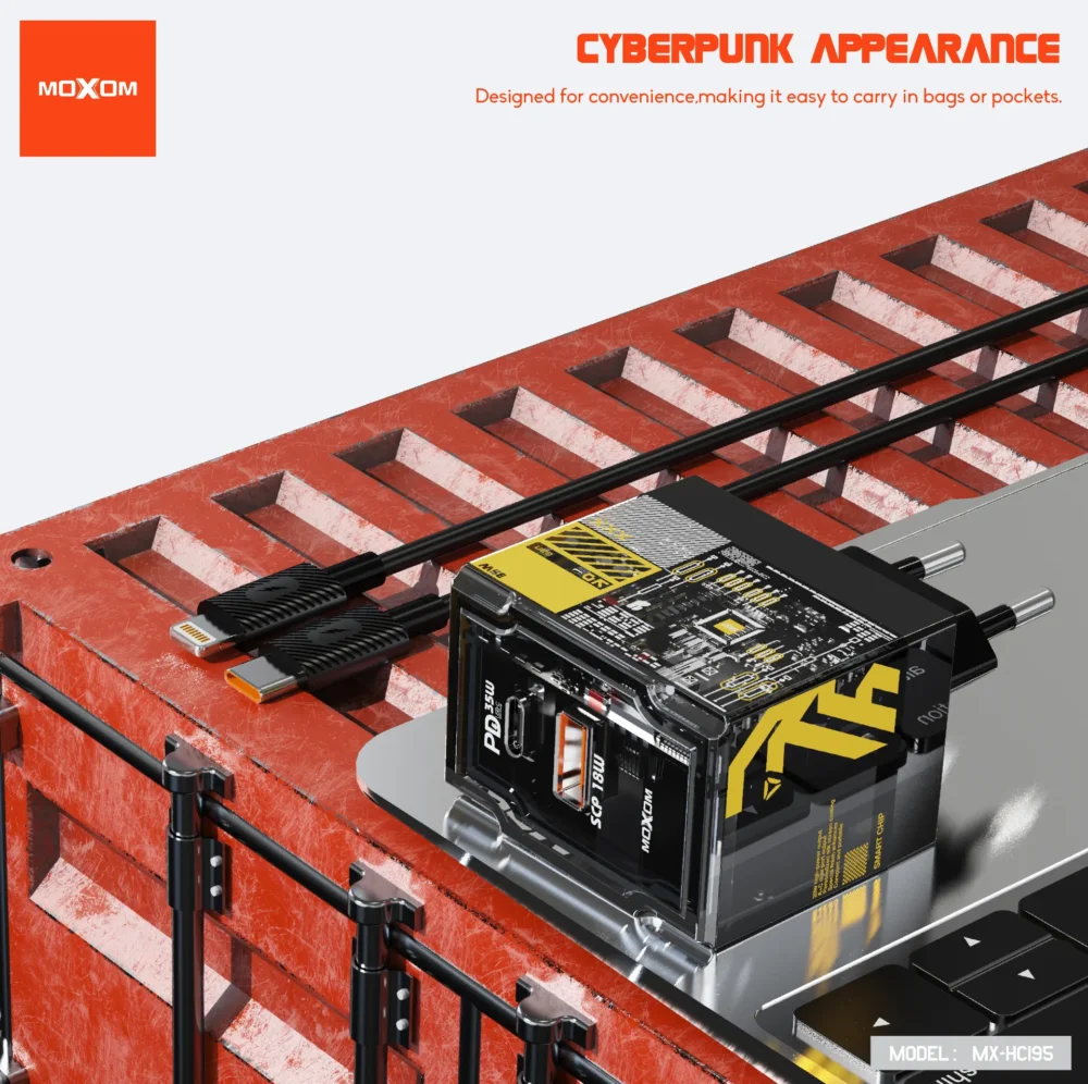 Chargeur Rapide MOXOM MX-HC195 - typeC 35W — image 5