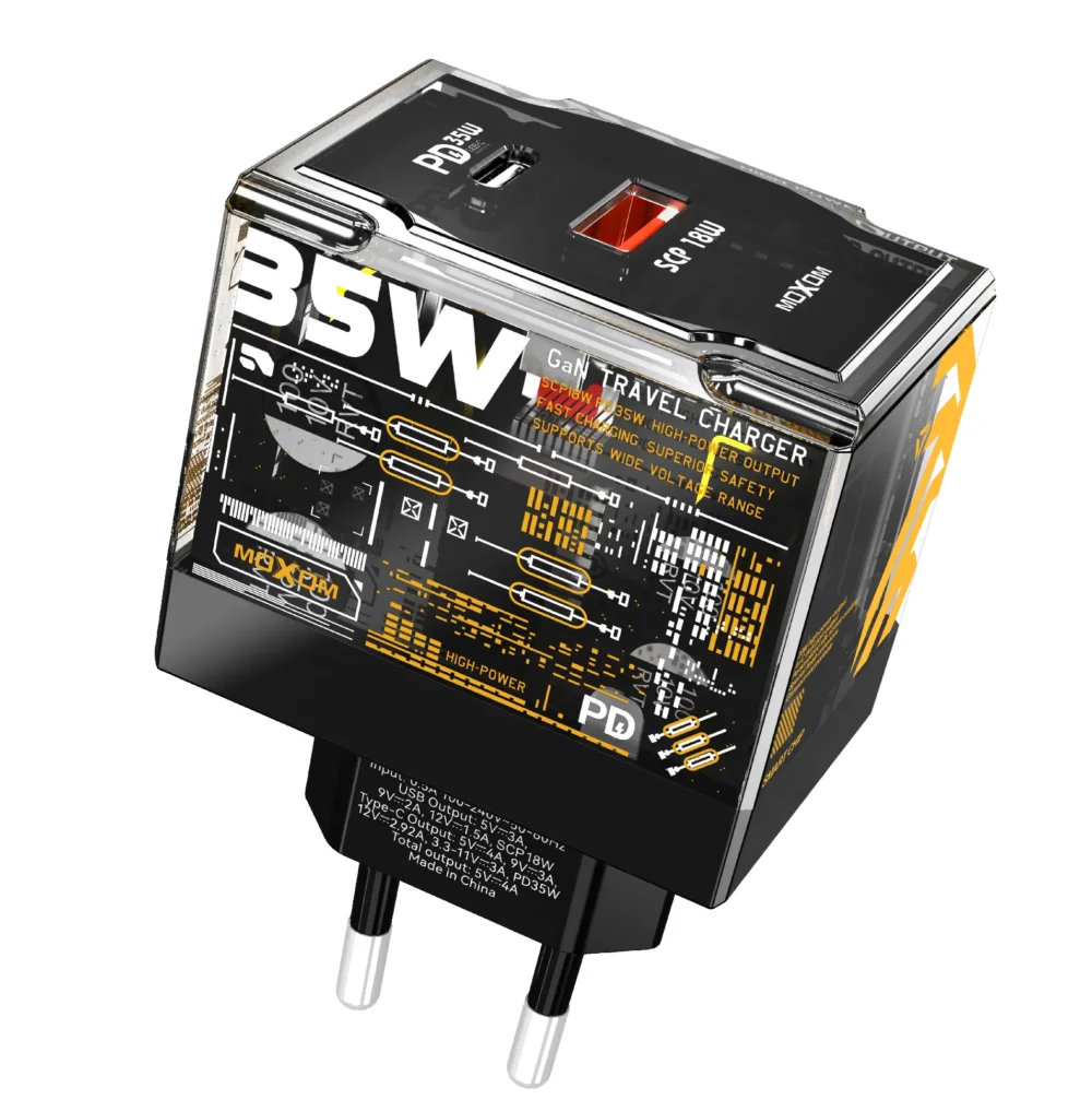 Chargeur Rapide MOXOM MX-HC195 – typeC 35W