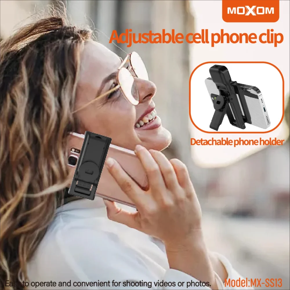 MOXOM MX-SS13 Perche à Selfie Bluetooth avec Trépied Intégré et Éclairage LED Détachable – Rotation 360° — image 6