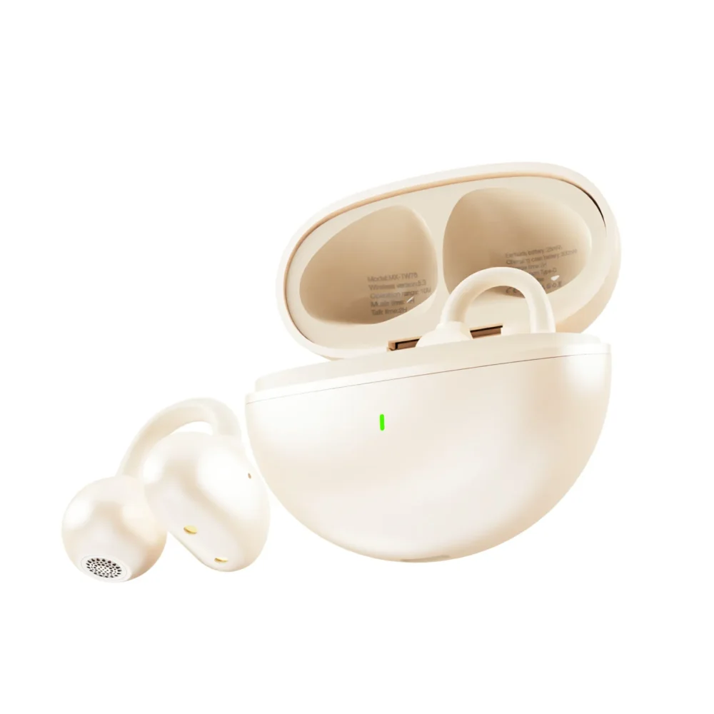 Écouteurs Sans Fil MOXOM MX-TW76 Open-Ear Bluetooth 5.4 – Design Tour d’Oreille, Son Hi-Fi et Confort Longue Durée