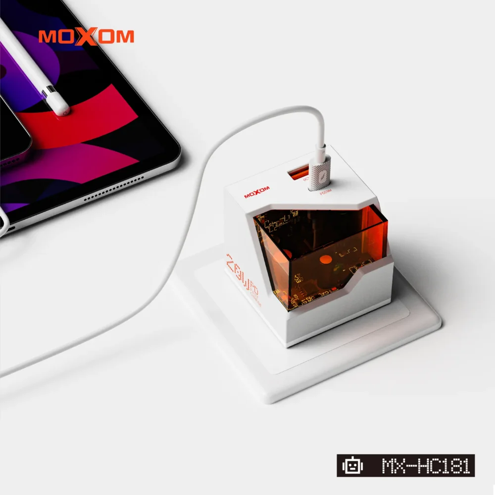 Chargeur Secteur MOXOM MX-HC181 20W PD Fast Charge – USB-C & USB-A — image 9