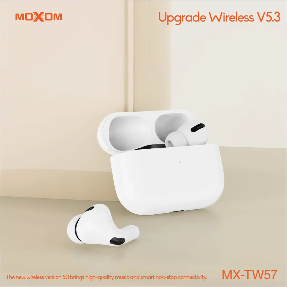 Écouteurs Sans Fil MOXOM MX-TW57 ANC Bluetooth 5.3 – Réduction Active du Bruit, Son Hi-Fi et 40H d’Autonomie — image 8