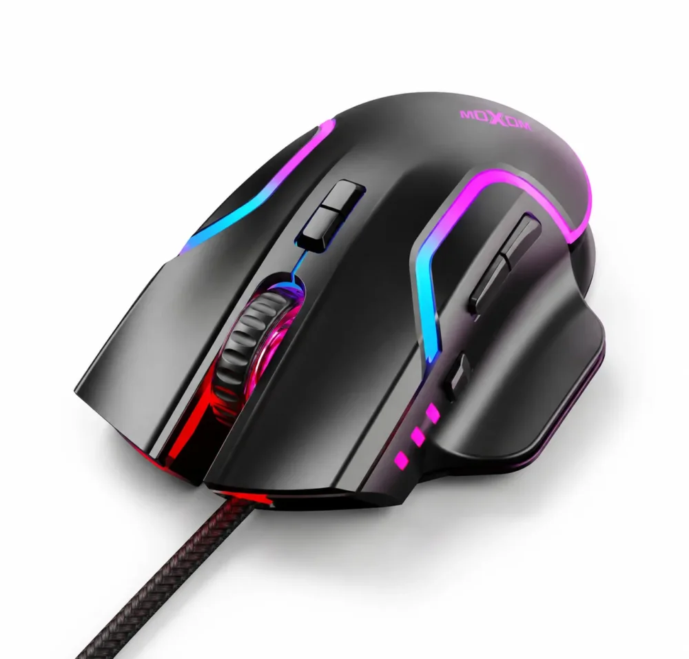 MOXOM MX-MS12 Souris Gaming RGB Filaire 7200 DPI –