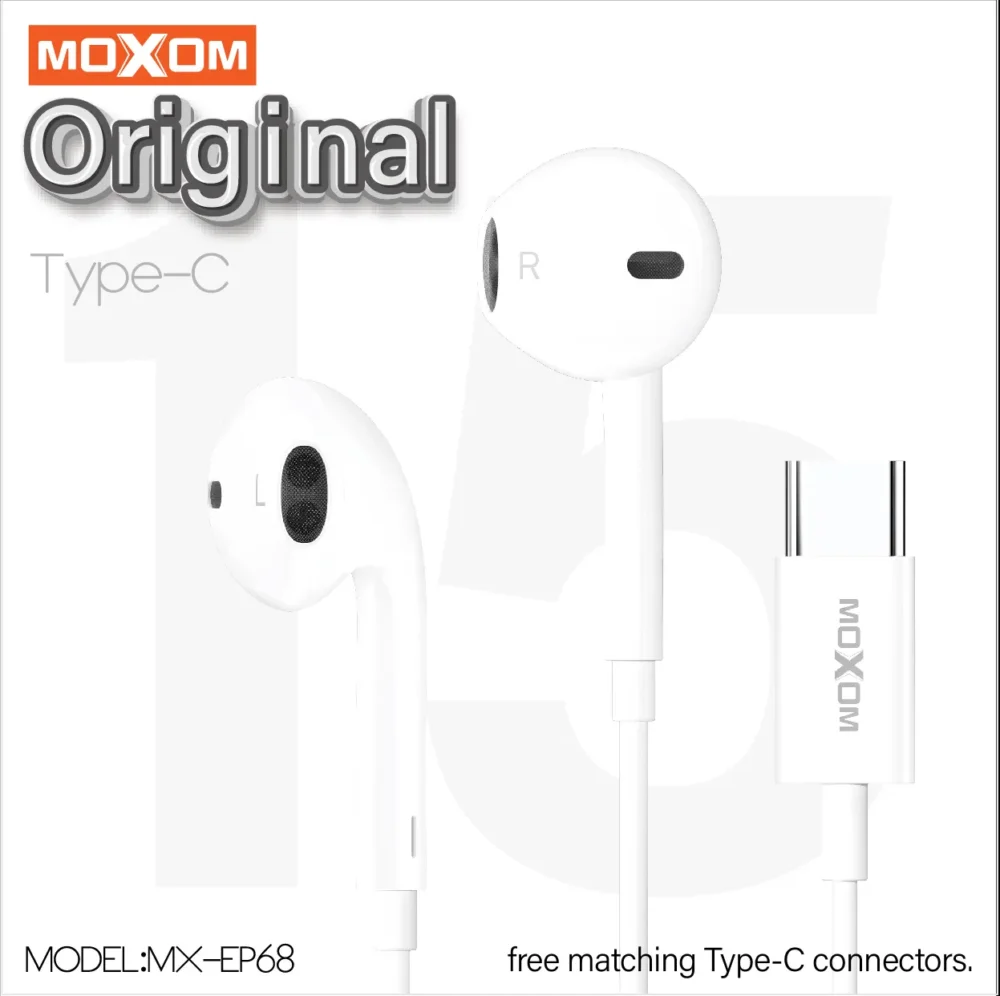 MOXOM MX-EP68 Écouteurs Filaire USB Type-C — image 5