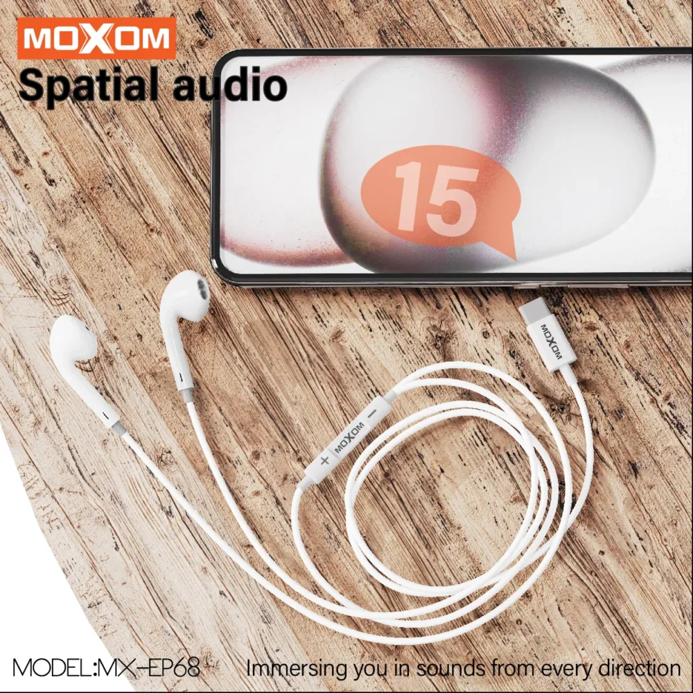 MOXOM MX-EP68 Écouteurs Filaire USB Type-C — image 6