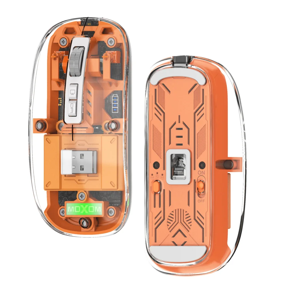 MOXOM MX-MS19 Souris Sans Fil Rechargeable Triple Mode Bluetooth & 2.4GHz — image 9