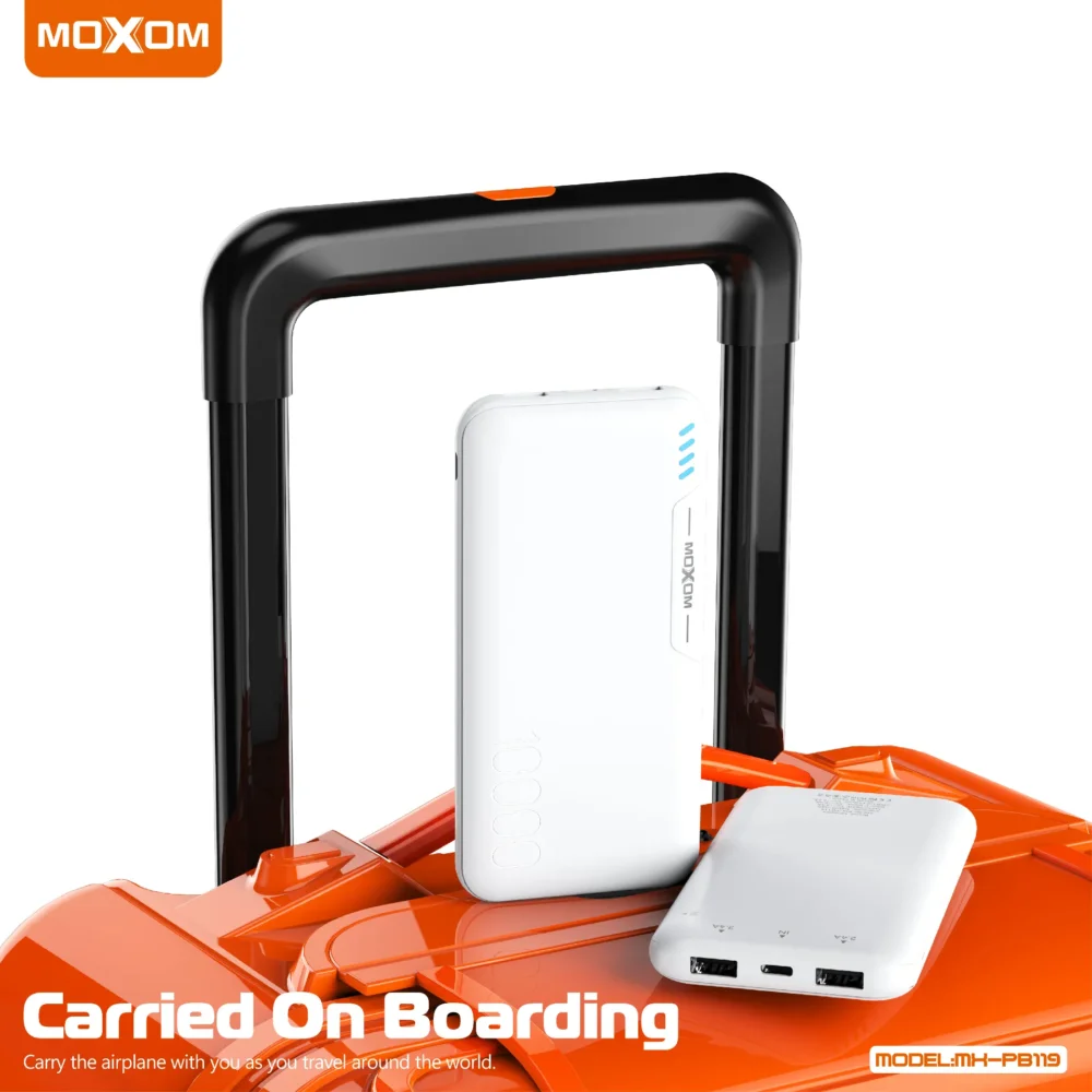 Power Bank MOXOM MX-PB119 10000mAh – Double USB, LED Intelligent, Charge Rapide Portable — image 7