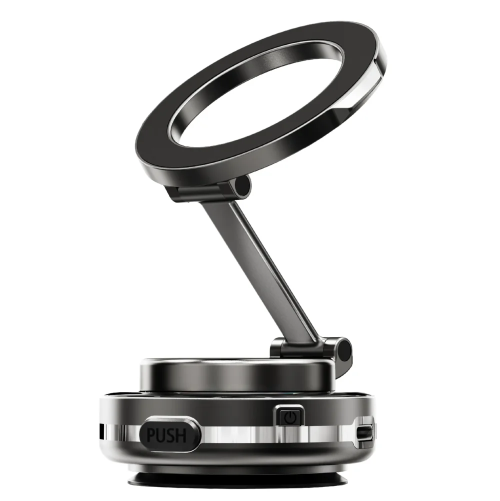 Support Téléphone Magnétique à Ventouse MOXOM MX-VS148 – Rotation 360°, Aspiration Électrique Automatique et Fixation Ultra Stable
