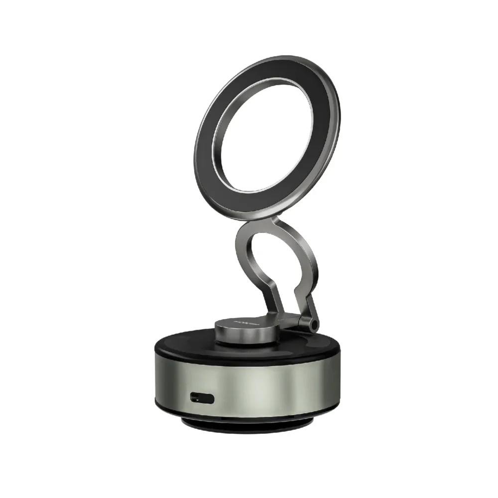 Support Téléphone Magnétique à Ventouse Électrique MOXOM MX-VS149 – Rotation 360° & Fixation Ultra Puissante