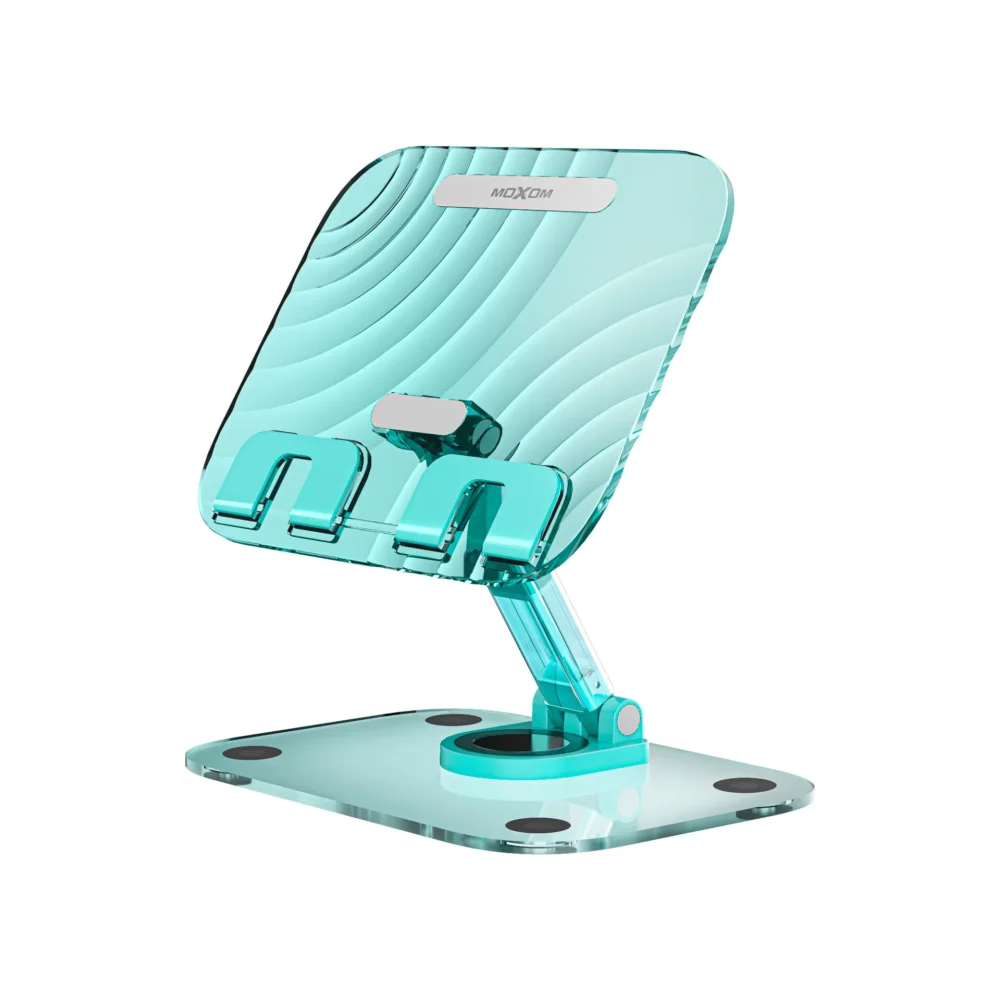 Support Tablette & Smartphone MOXOM MX-VS138 – Support de Bureau Pliable avec Rotation 360° et Hauteur Réglable — image 7