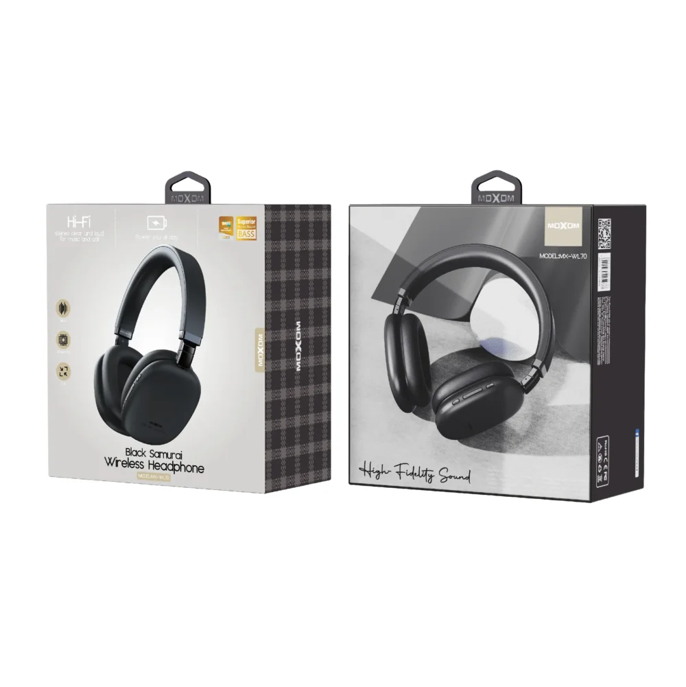 MOXOM MX-WL70 Casque Bluetooth Sans Fil – Hi-Fi Stereo, Basses Profondes & Design Pliable — image 8
