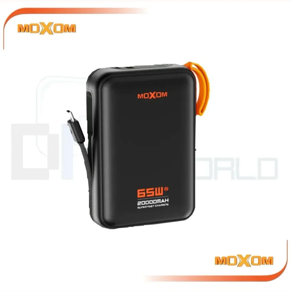 Power Bank MOXOM MX-PB188 20000mAh 65W PD – Charge Rapide — image 3