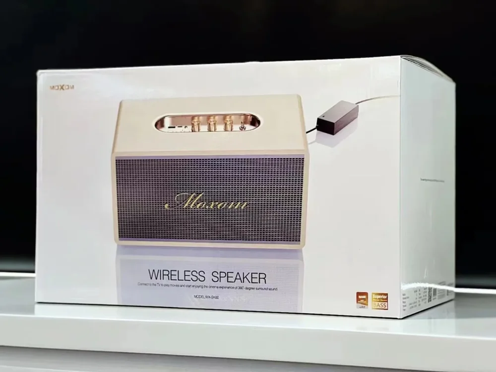 Enceinte Bluetooth MOXOM MX-SK60 – Son 360°, Bass Puissant & Design Premium — image 3