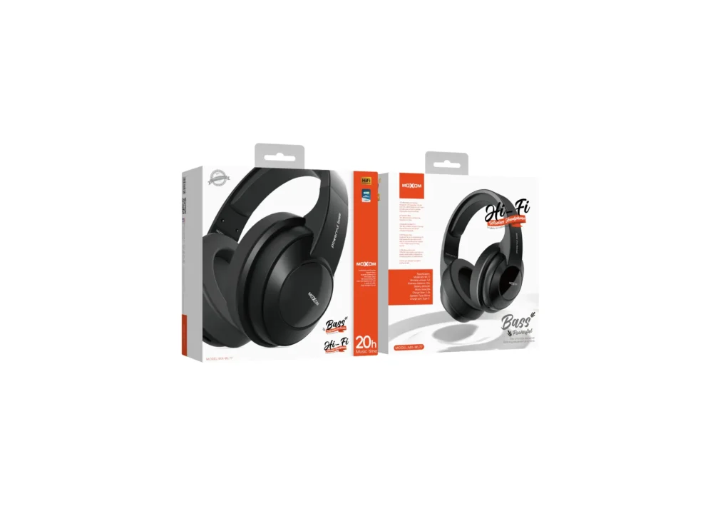 MOXOM MX-WL77 Casque Bluetooth Sans Fil – Bluetooth 5.3, Hi-Fi Stereo & Basses Puissantes — image 3